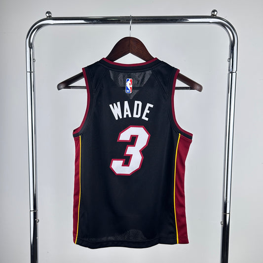 NBA Kids: Heat V-neck Black  3 Wade