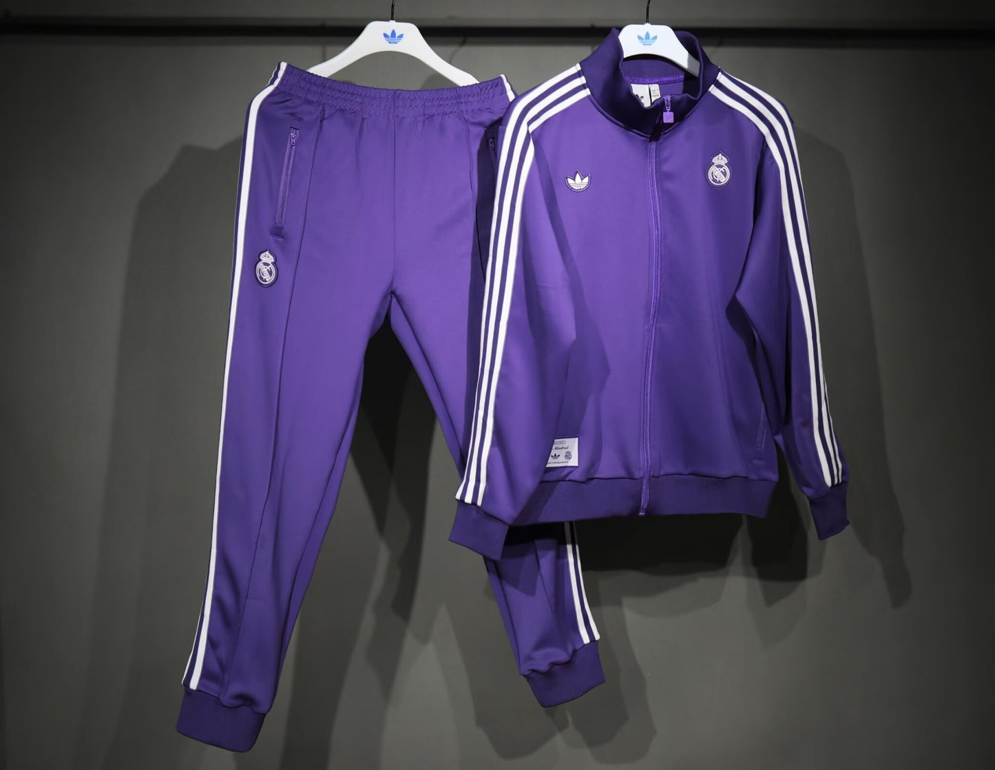 25/26 Real Madrid Adidas Originals Retro Jacket Set (S–XXL)