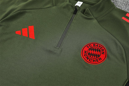 2025/26 Bayern Green Half Pull Training Suit (Adults&Kids)