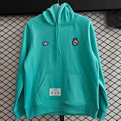 25/26 Real Madrid Mini Retro Embroidered Hoodie (S-3XL)