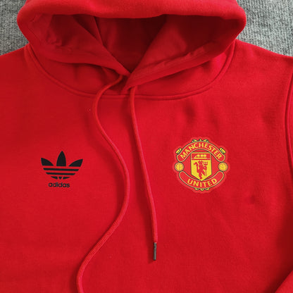 Manchester United Velvet Hoodie S-3XL