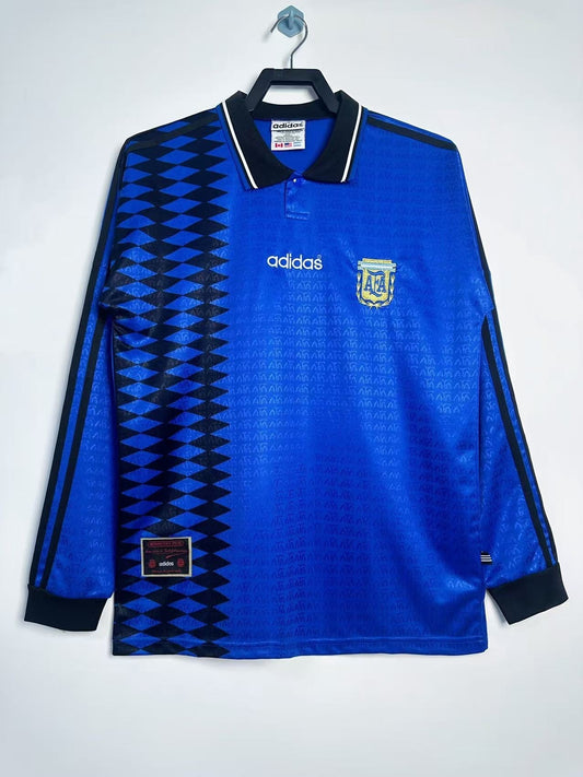 Retro 1994 Argentina Away Long-Sleeved Shirt
