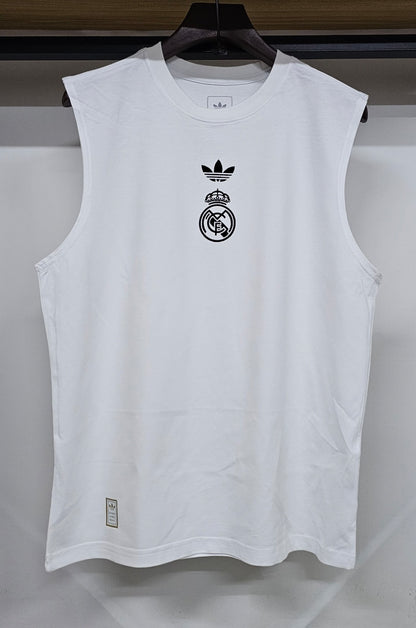 25/26 Real Madrid pure cotton football vest T-shirt (S-3XL)