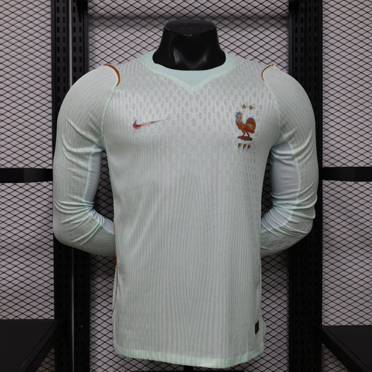 2026 France Away Long Sleeve Player Edition World Cup Jersey