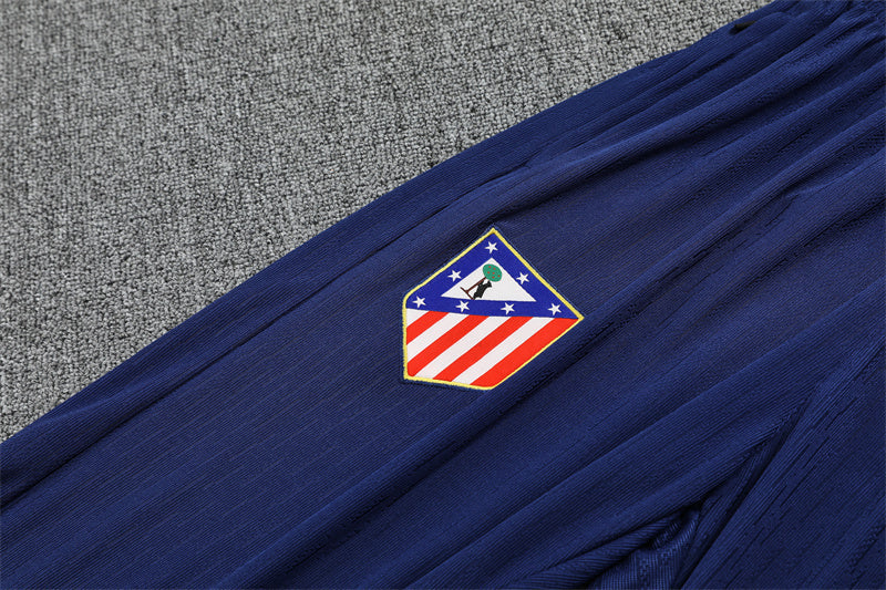 2025/26 Atletico Madrid Purple Half Pull Training Suit (Adults&Kids)