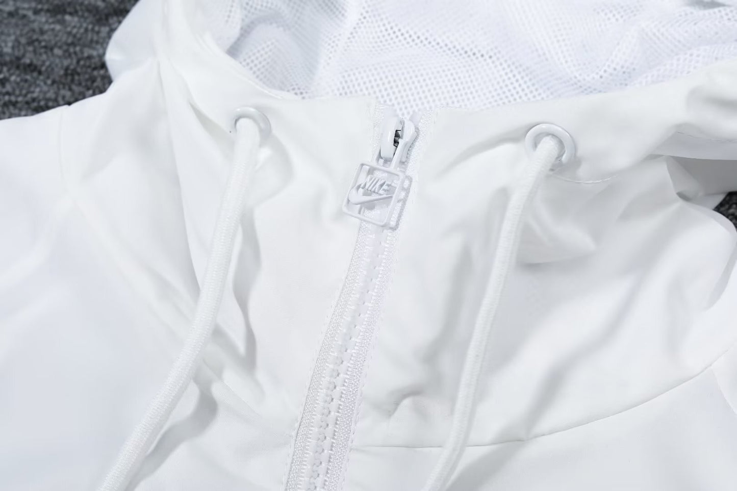Corinthian White Windbreaker