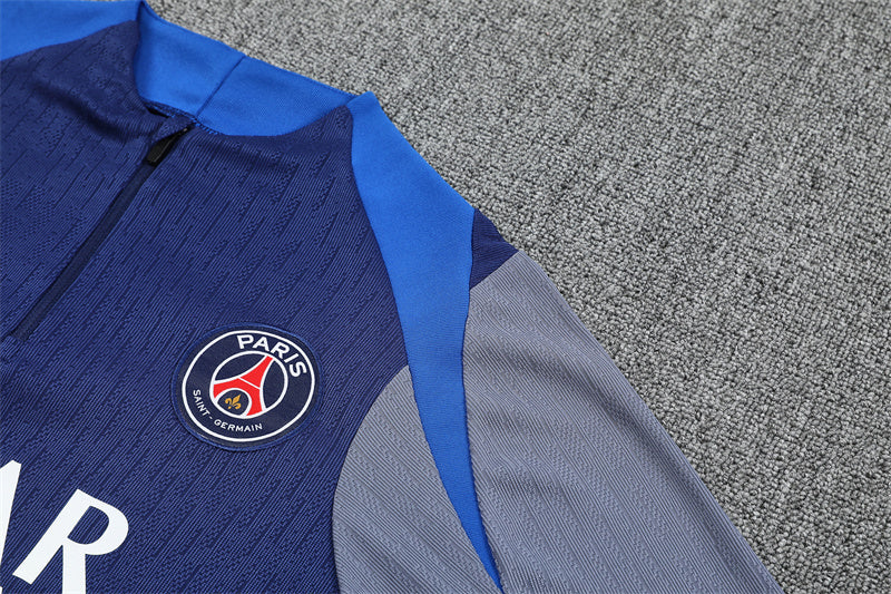 2025/26 PSG Royal Blue Half Pull Training Suit (Adults&Kids)