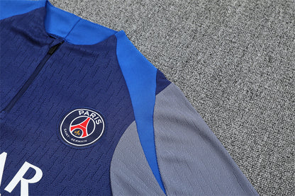2025/26 PSG Royal Blue Half Pull Training Suit (Adults&Kids)