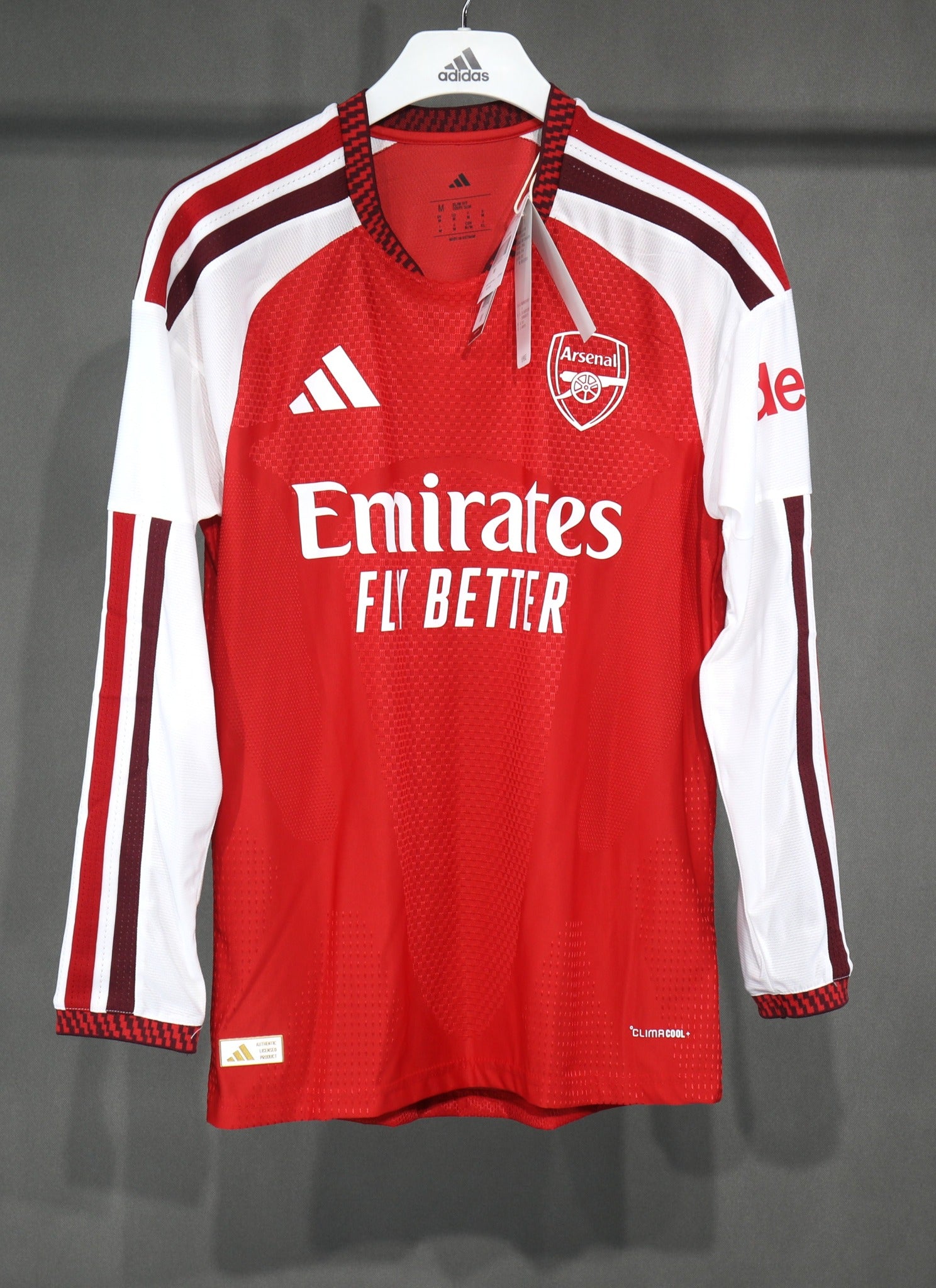 2026/27 Arsenal Home Long Sleeve Player Edition front