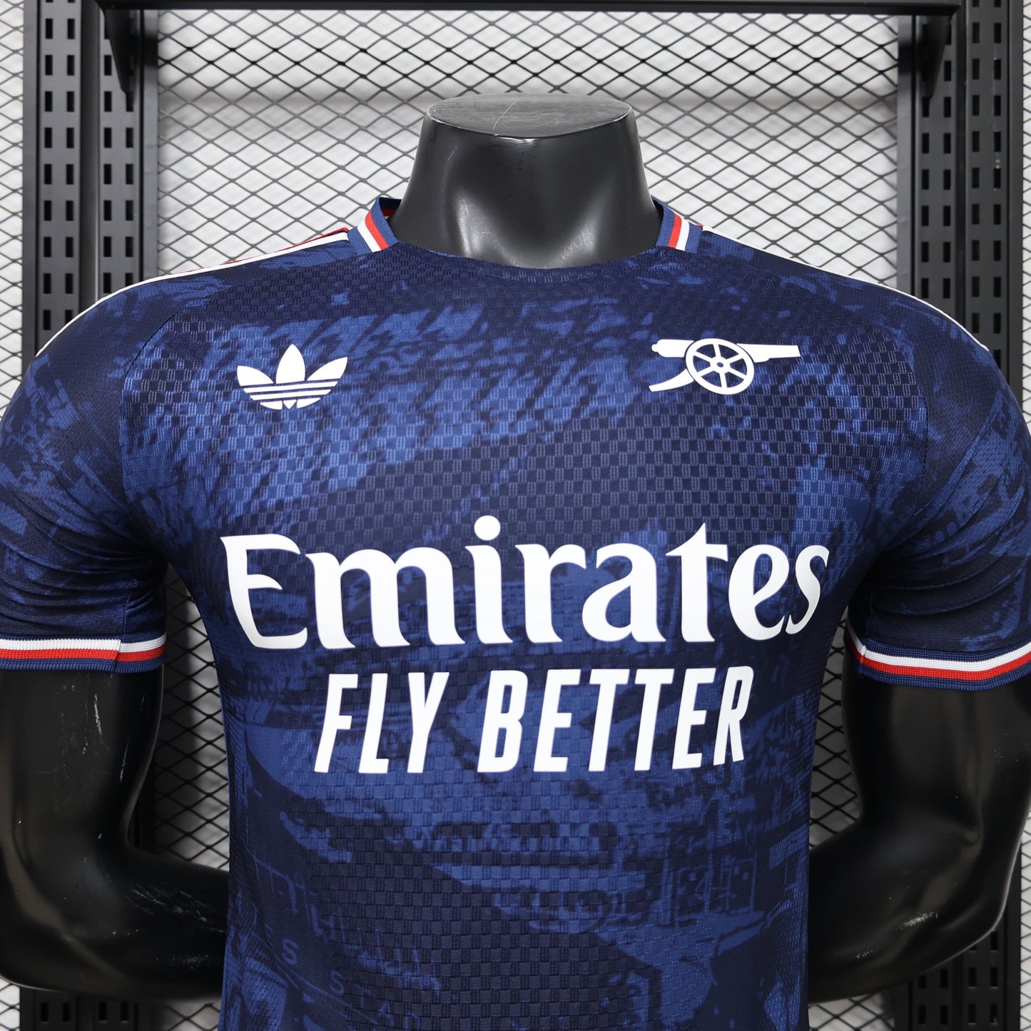 2026/27 Arsenal Special Edition Royal Blue Player Version front close-up