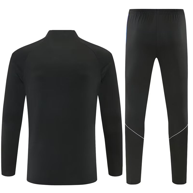 2026/27 Atletico Madrid Black Half-Pull Training Suit back
