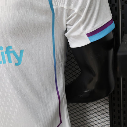2026/27 Barcelona Special Edition White Player Version sleeve detail