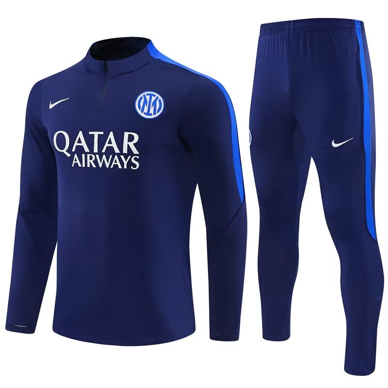 2026/27 Inter Milan Royal Blue Half Pull Training Suit front