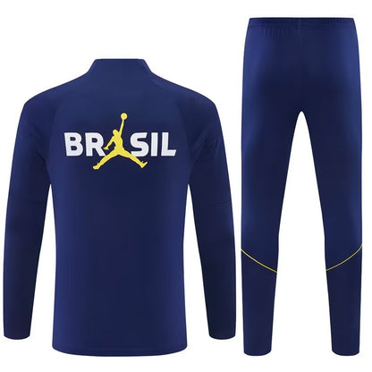 2026/27 Jordan Brazil Royal Blue Half Pull Training Suit back