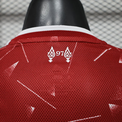 2026/27 Liverpool Home Long Sleeve Player Version neck detail