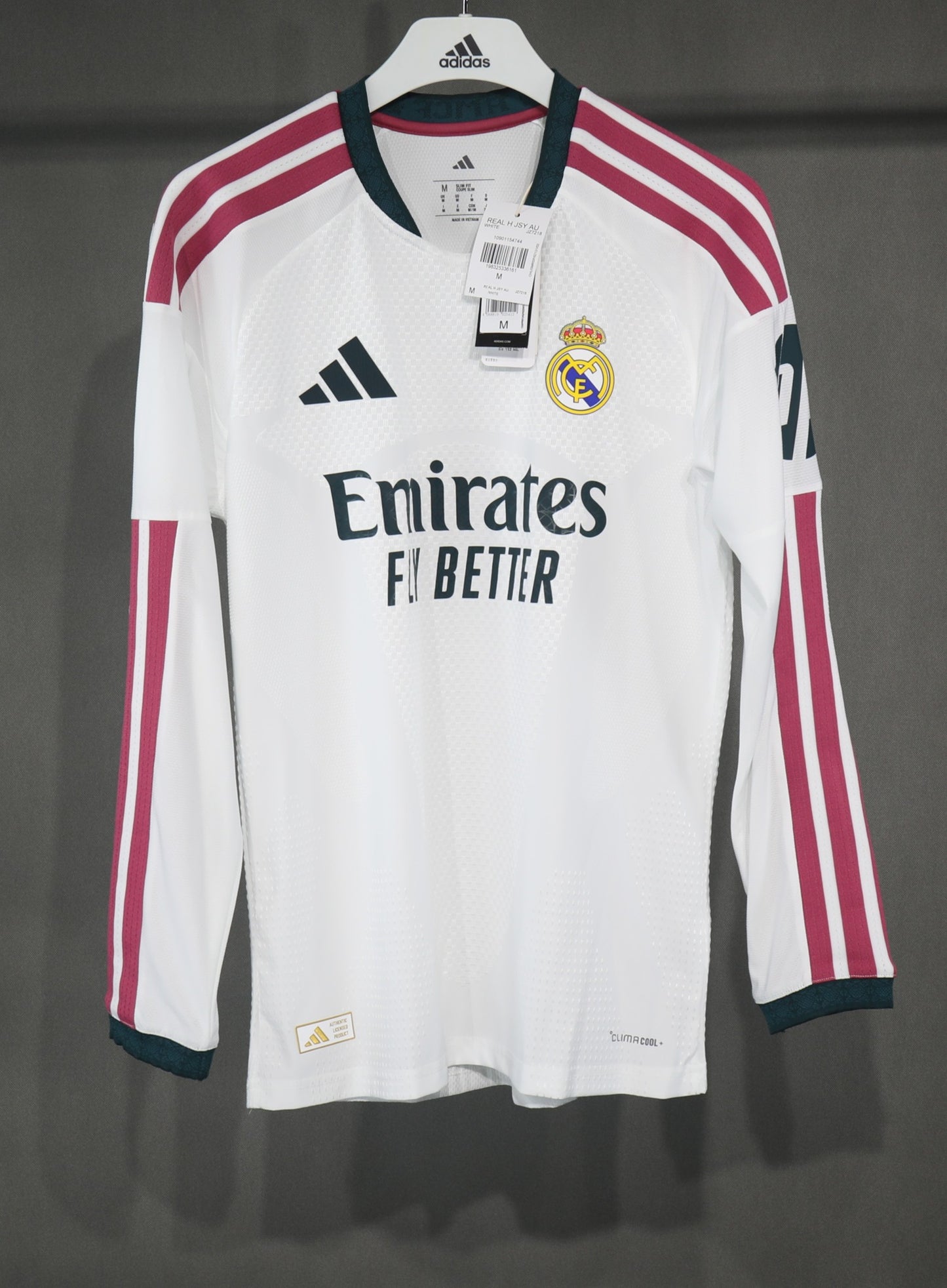 2026/27 Real Madrid Home Long Sleeve Player Edition front full