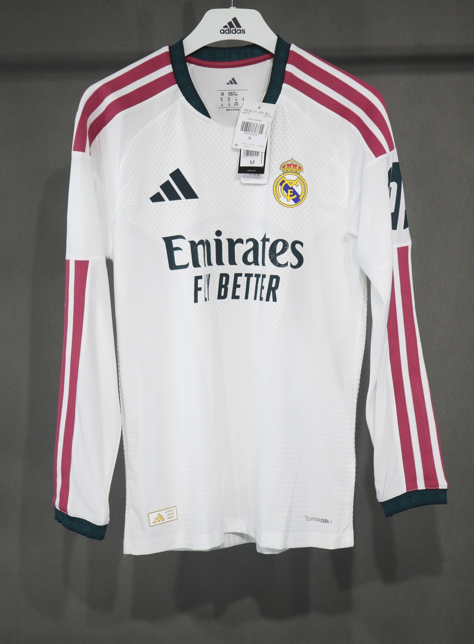 2026/27 Real Madrid Home Long Sleeve Player Edition front full