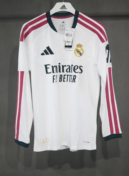 2026/27 Real Madrid Home Long Sleeve Player Edition front full