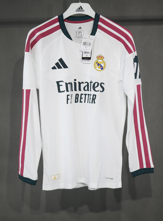 2026/27 Real Madrid Home Long Sleeve Player Edition front full
