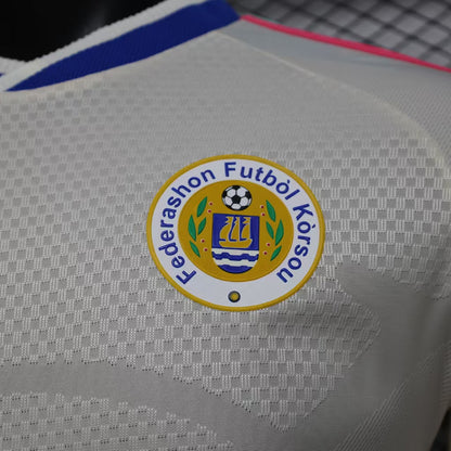 2026 Curaçao Away Player Version World Cup Jersey badge detail