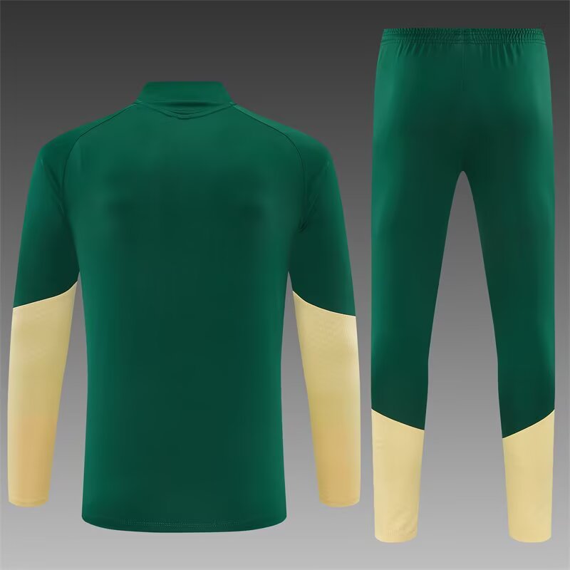 2026/27 Real Madrid Green Half Pull Training Suit