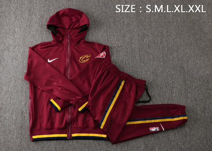 NBA Cleveland Cavaliers Red Tracksuit – Hoodie & Pants (S to 2XL)