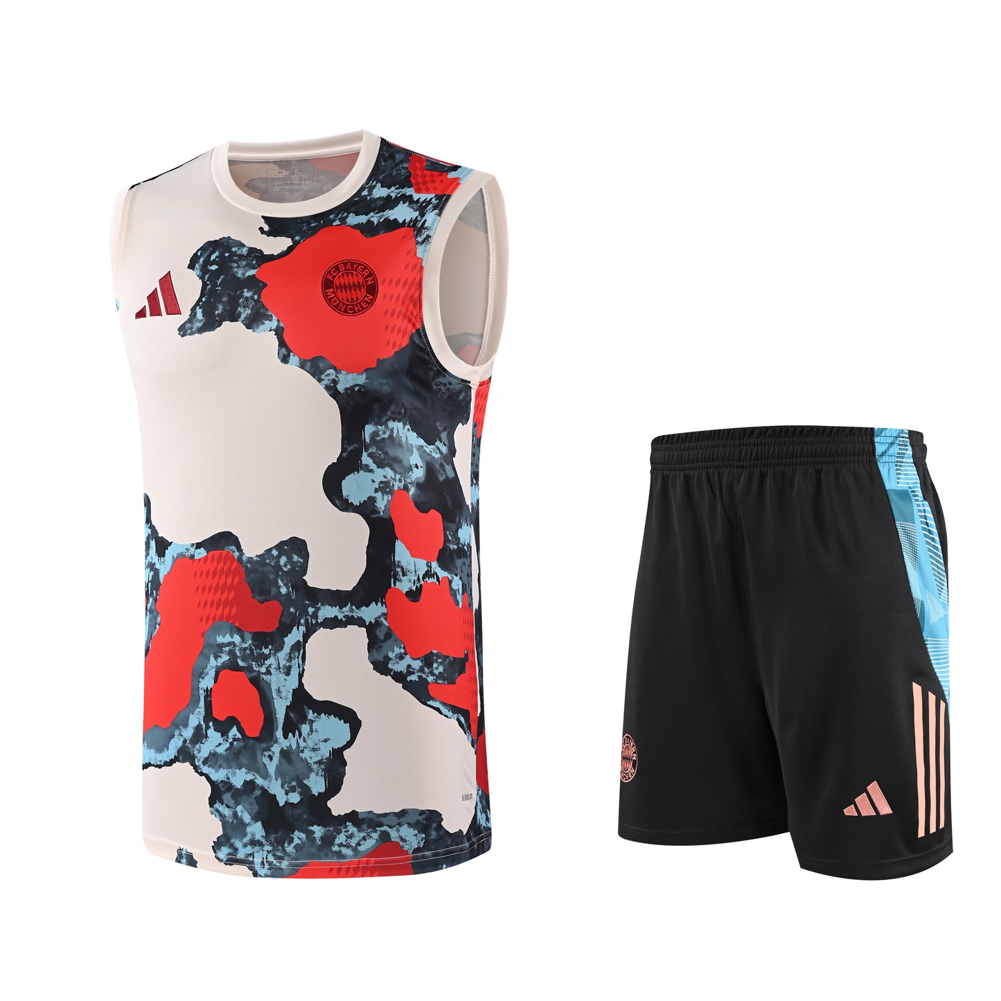 Bayern Munich 25/26 Sleeveless Training Suit – Modern Red & Blue Design