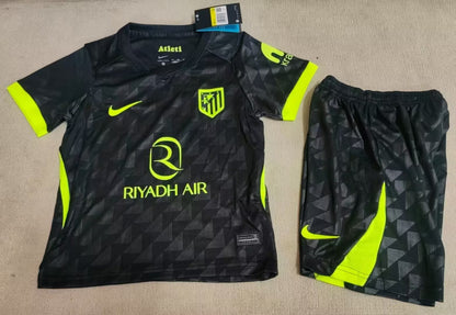 2026/27 Kids Atletico Madrid away fan version Soccer Jersey&Size 16-30