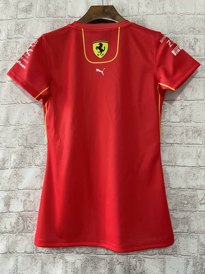 Scuderia Ferrari F1 Women’s T-Shirt – 2024 Team Edition (S–XL)