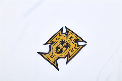 2025/26 Portugal White Half Pull Training Suit (Adults&Kids)