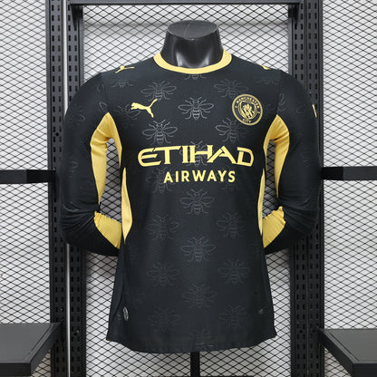 2026/27 Manchester City away long sleeved player Version Soccer Jersey S-XXL