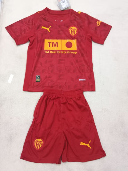 25/26 Kids Valencia 2nd away Size 16-30