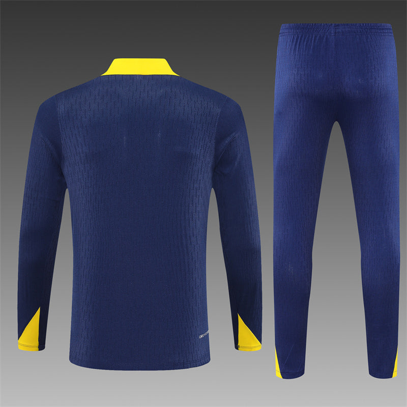 2025/26 Atletico Madrid Blue Half Pull Training Suit (Adults&Kids)