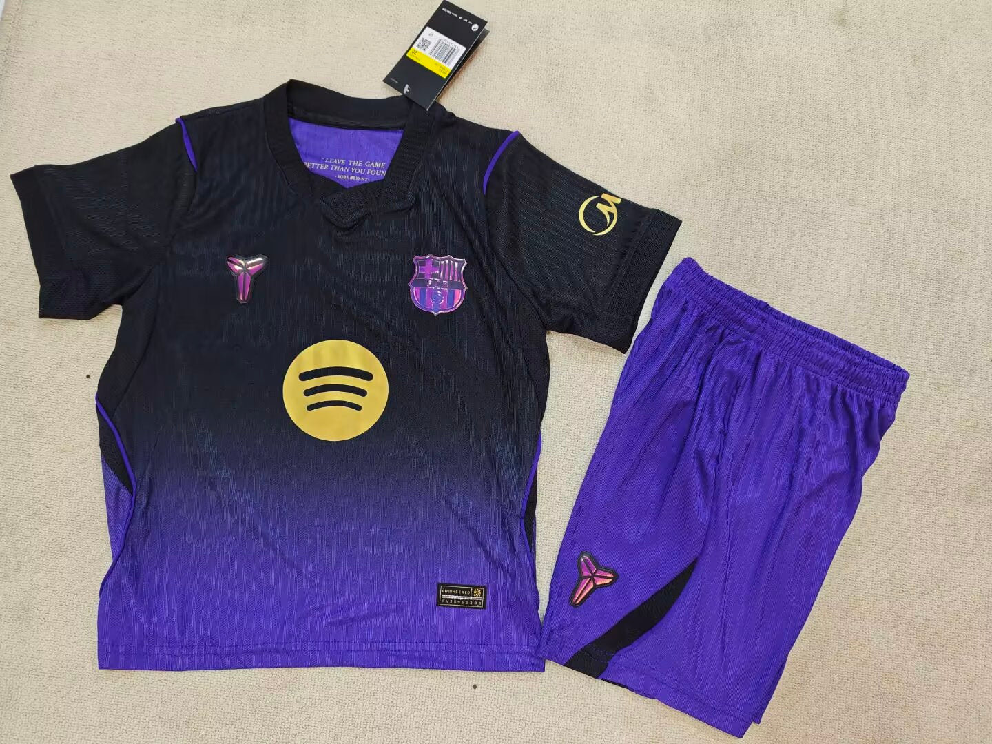 2026/27 Kids Barcelona Away Player Edition Football Jersey & Size 16-28