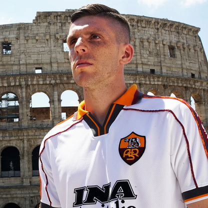 Retro 1998/99 AS Roma Away Long-Sleeved Shirt
