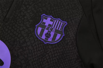 Barcelona 25/26 Black [Co-Branded] Half-Zip Training Suit