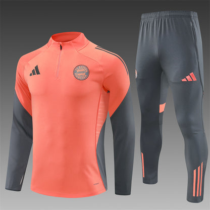 2025/26 Bayern Orange Half Pull Training Suit (Adults&Kids)