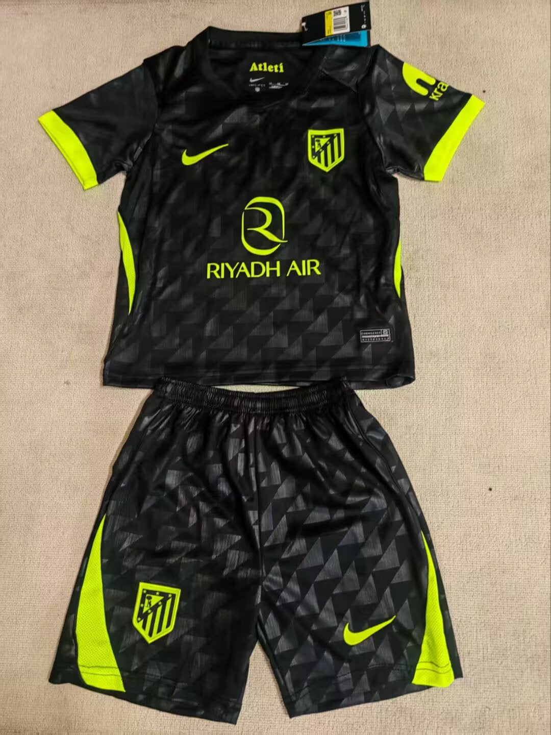 2026/27 Kids Atletico Madrid away fan version Soccer Jersey&Size 16-30