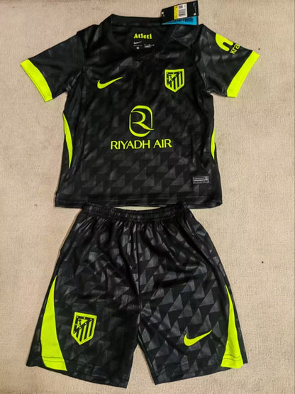 2026/27 Kids Atletico Madrid away fan version Soccer Jersey&Size 16-30