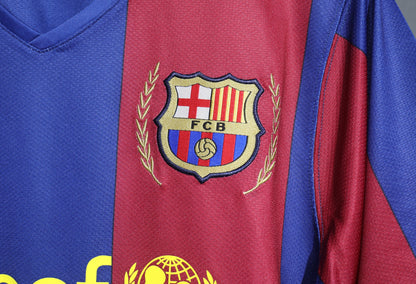 Retro 2007/08 FC Barcelona Home Jersey – Player Edition