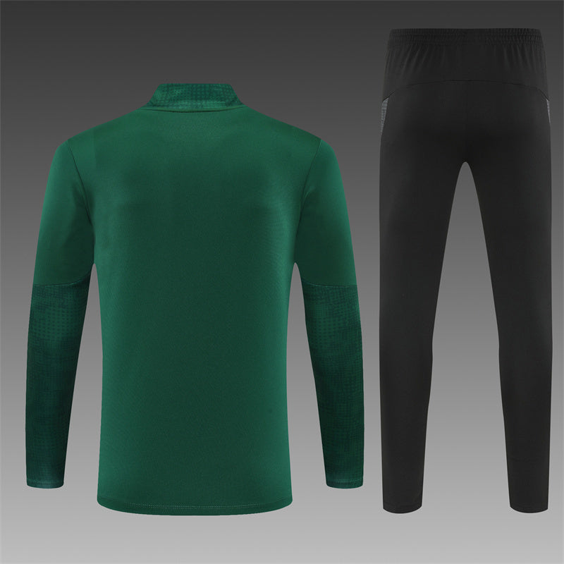 2025/26 AC Milan Green Half Pull Training Suit (Adults&Kids)