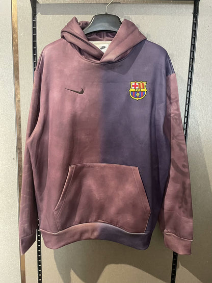 25/26 FC Barcelona Embroidered Velvet Hoodie (S–3XL)