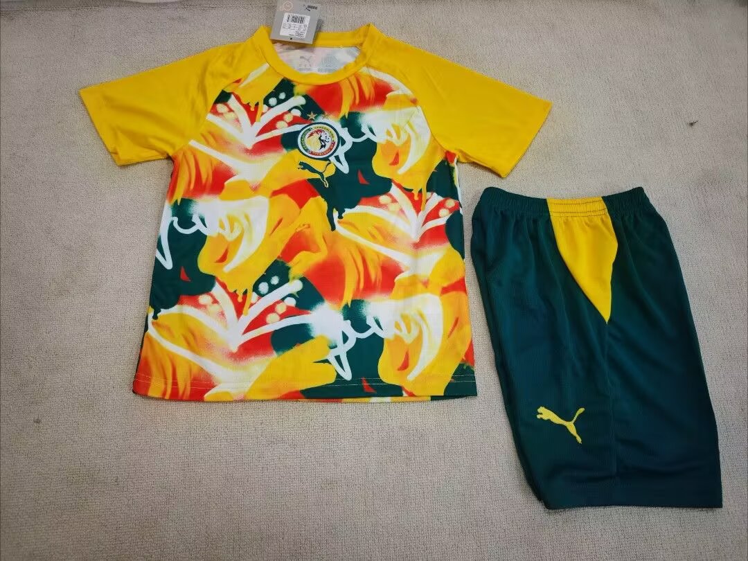 2026/27 Kids Senegal Yellow Jersey