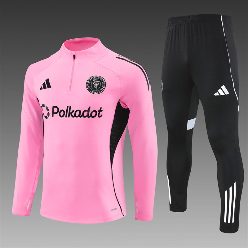 2025/26 Miami Pink Half Pull Training Suit (Adults&Kids)