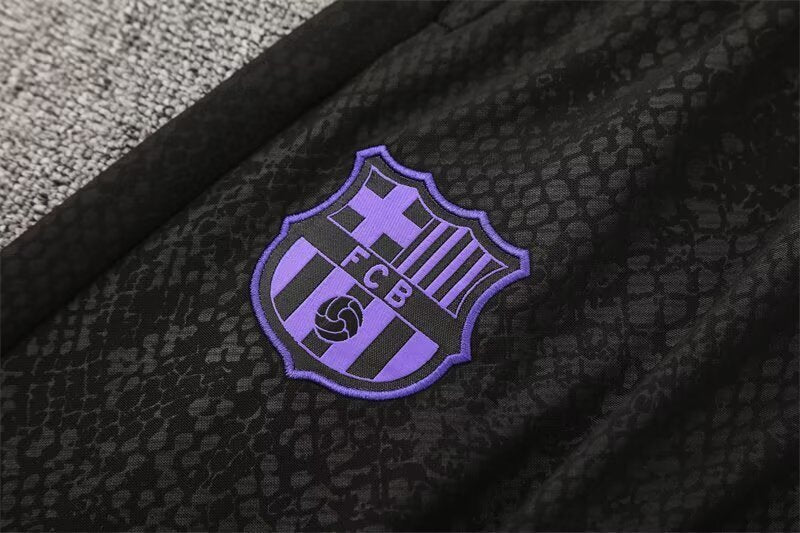 Barcelona 25/26 Purple [Co-Branded] Half-Zip Training Suit