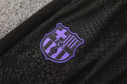 Barcelona 25/26 Purple [Co-Branded] Half-Zip Training Suit