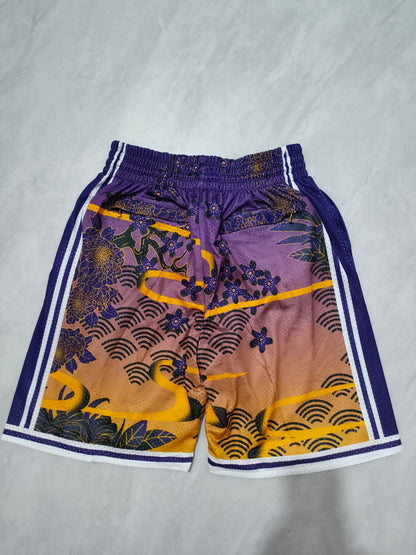 Lakers Purple Rabbit Pocket Shorts