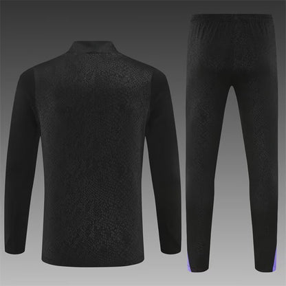 Barcelona 25/26 Black [Co-Branded] Half-Zip Training Suit