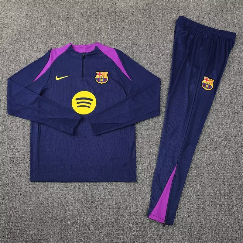 Barcelona 25/26 Blue Half-Zip Training Suit