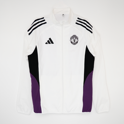 25/26 Manchester United White Windbreaker S-3XL